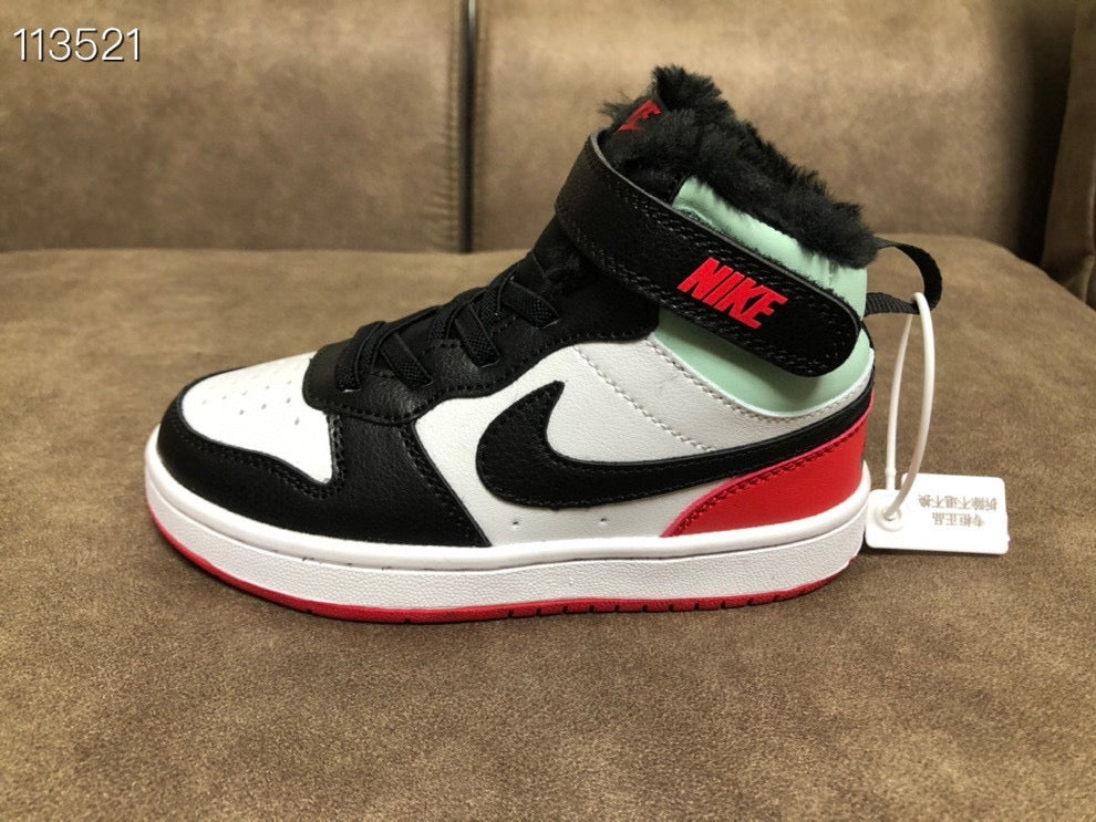 NIKE COURT Borough Mid2 JUN Air Force Workwear" white, black, red"