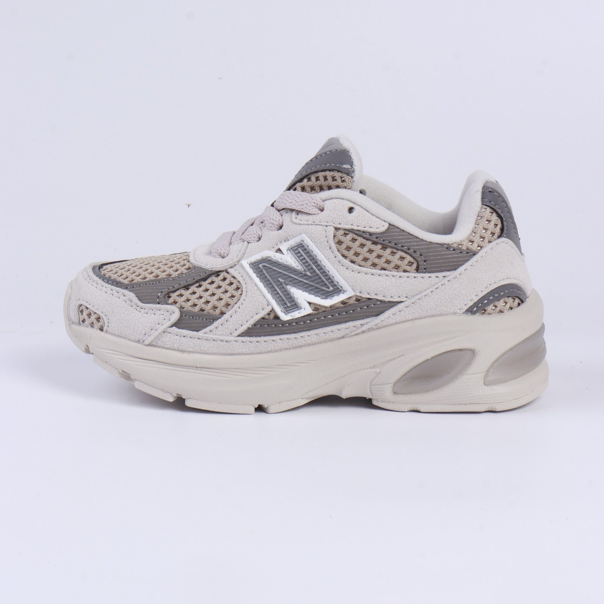 N 2010 children's shoes "Light beige & light grey"