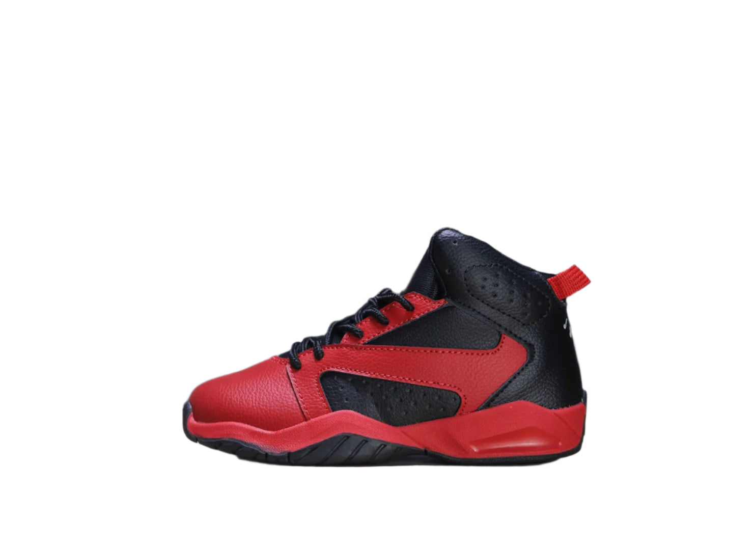 AJ6 children's shoes simple version" black, red"