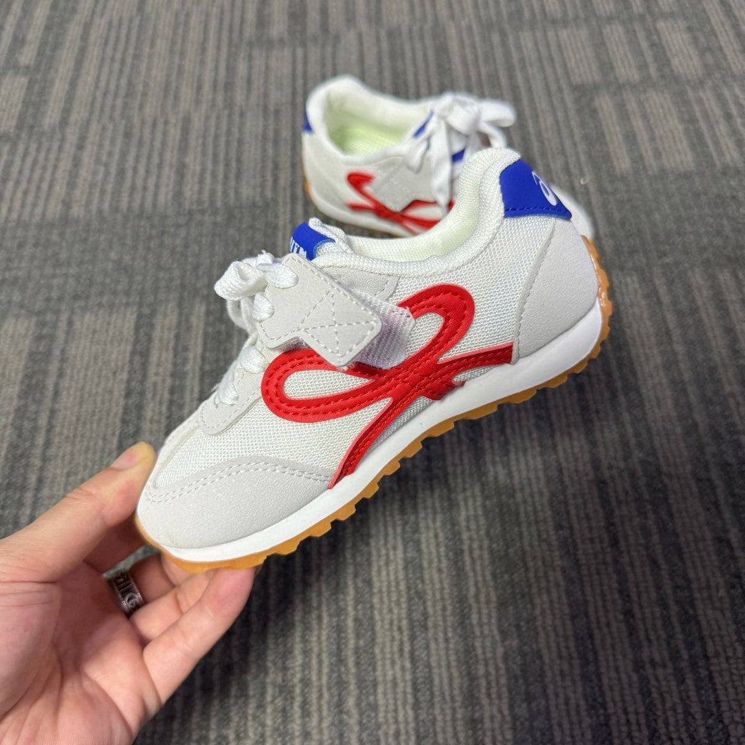 ASICS LOEWE co-branded model" off-white/light gray"
