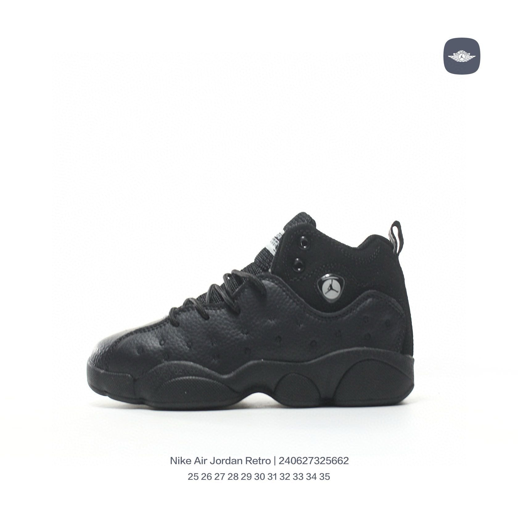 AJ13-1/split leather' black"