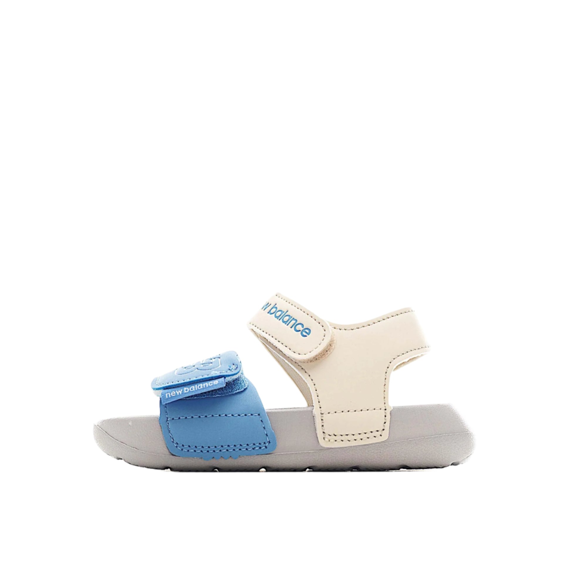 Velcro children's shoes" "light beige and light blue"