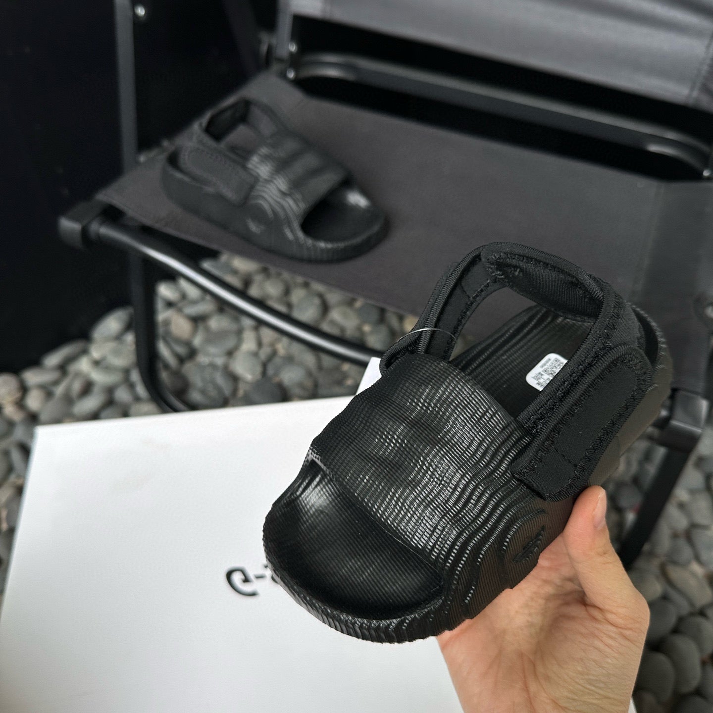 Adidas two-way beach sandals" black"