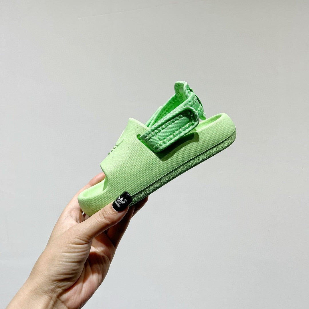 Adidas clover soft thick sole" green"