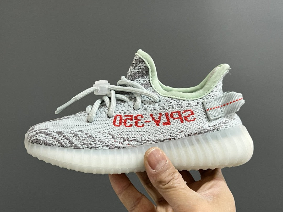 Coconut 350V2 really explosive children's shoes" light blue-gray"