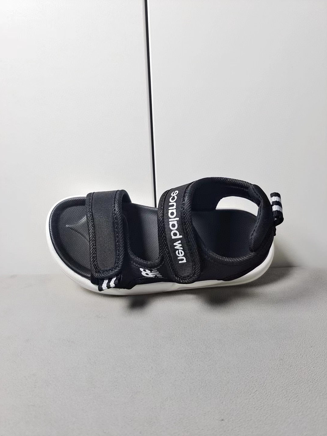 NB double velcro sandals" black"