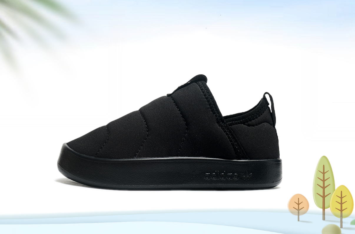 Adidas 360C velvet children's shoes " black"