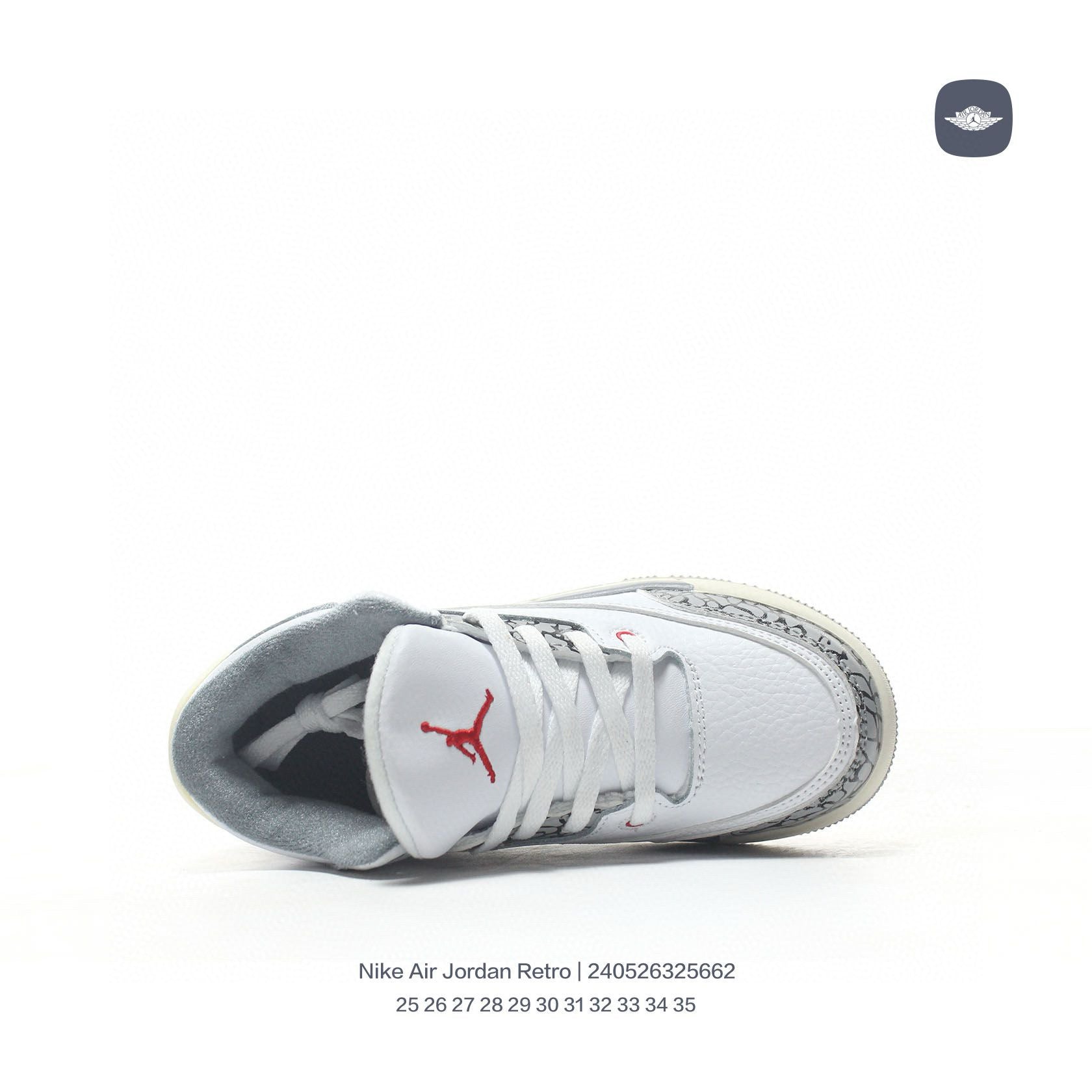 Joe 3" white, cream"