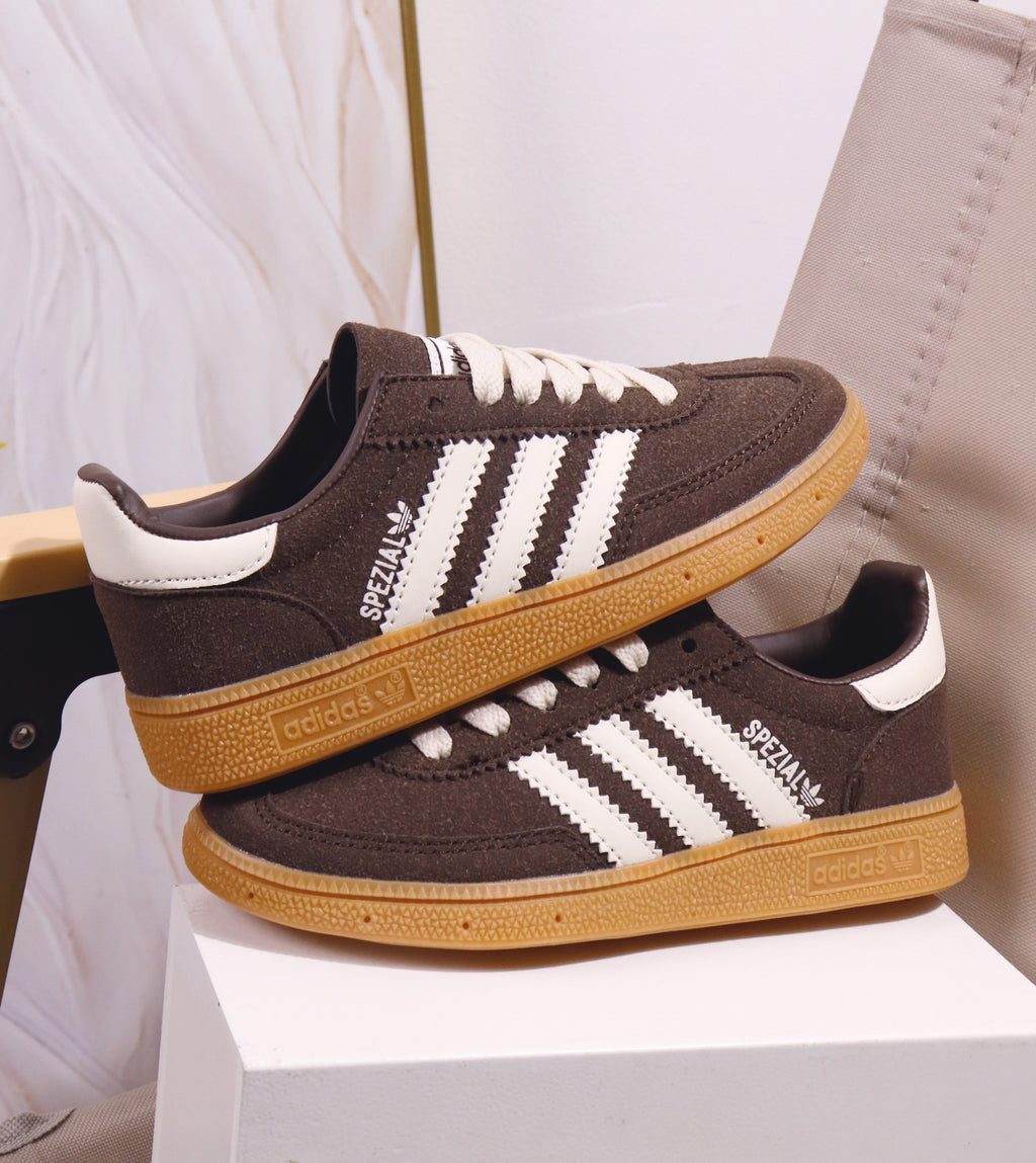 Adidas Dexter II casual children's sneakers" brown"