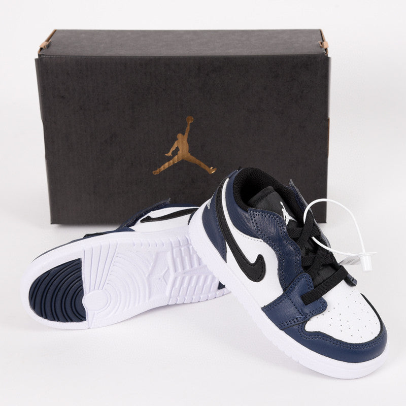 Jordan low top elastic band" white, Navy"