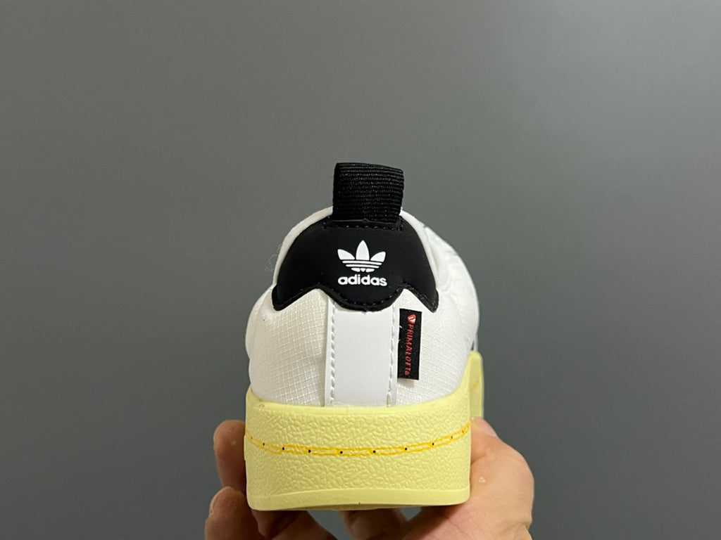 Adidas Bread Children's Slip-On Cotton Shoes" white"