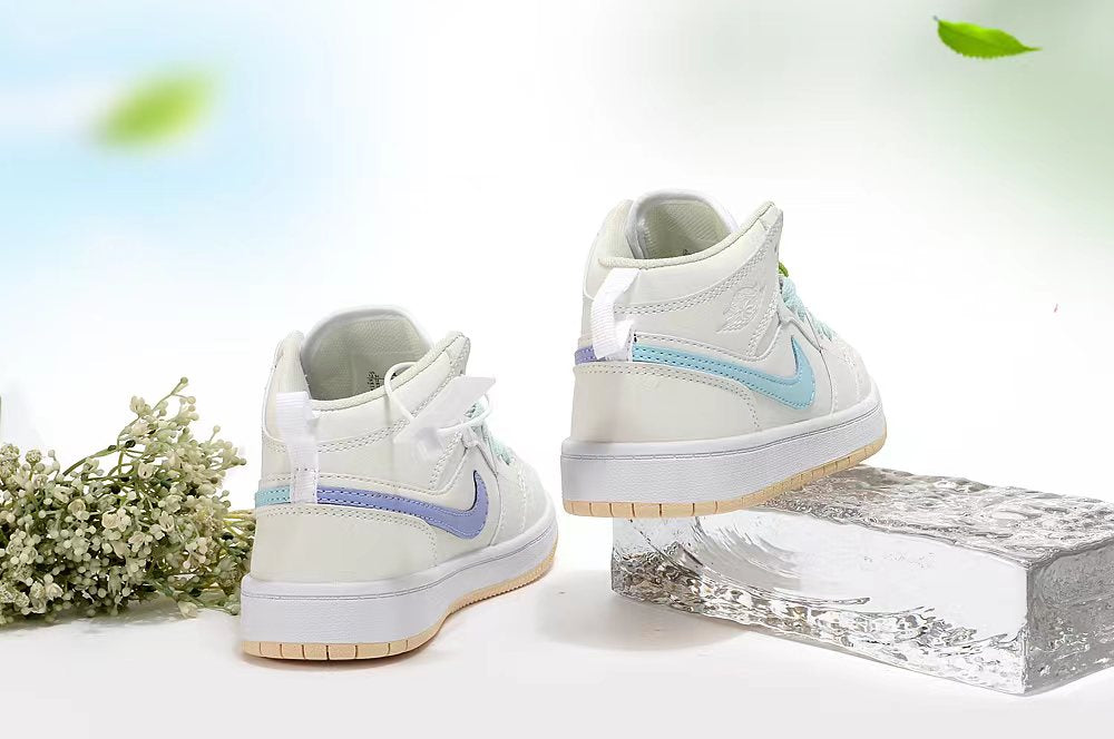 Joe 1AJ1 slip-on shoes for children" cream ,light blue"