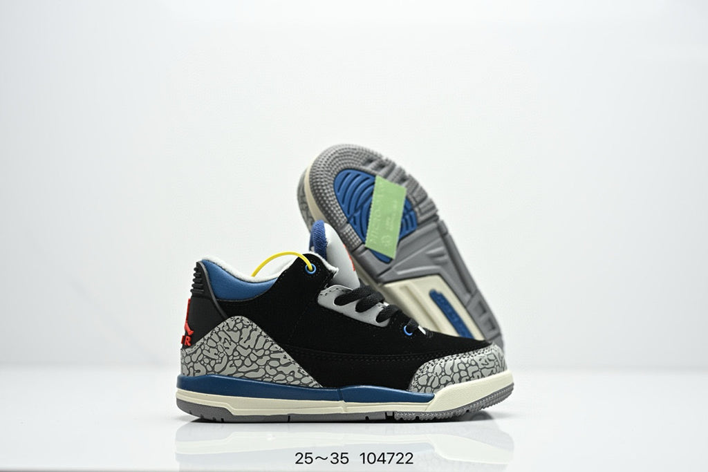 Joe 3"black, blue"