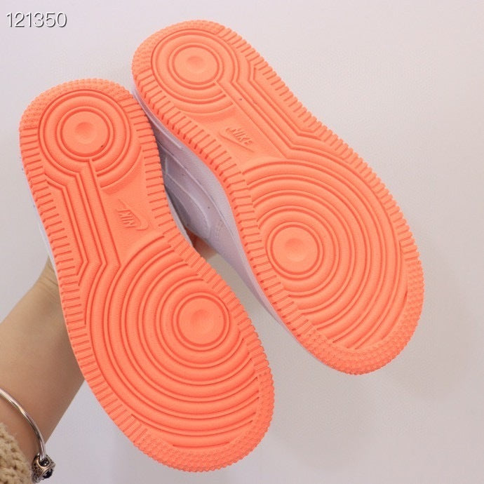New Air Force Rubber "white, orange"