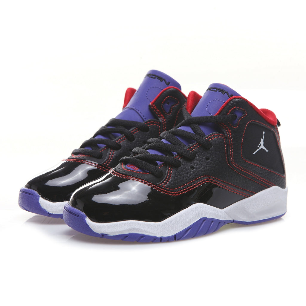 Joe 11 simple version children's shoes" black, white, red, purple"