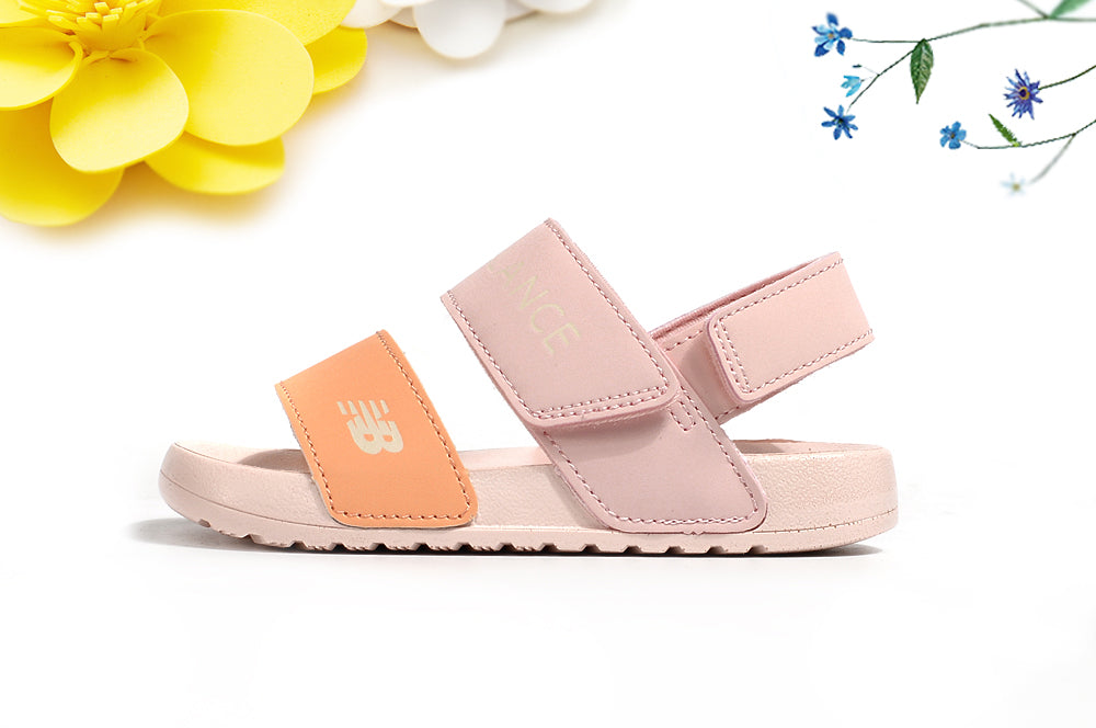 NB double bar sandals " light pink,orange"