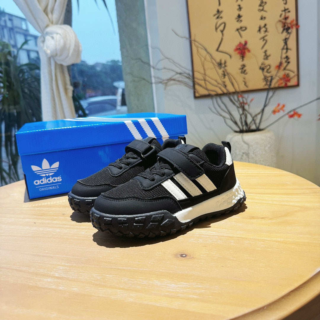 adidas mesh casual hiking shoes" black"