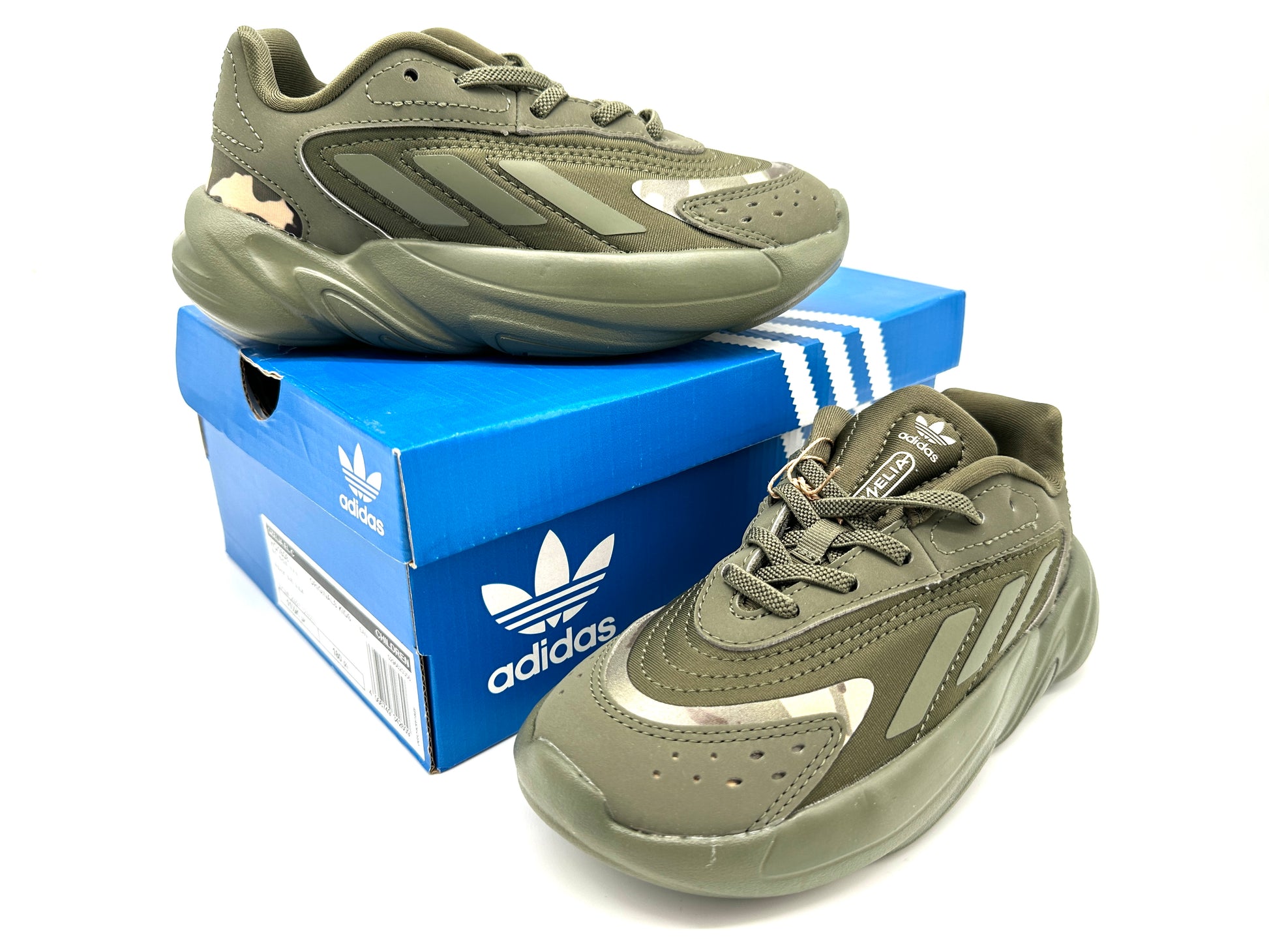 Adidas latest children's dad shoes "dark olive green"