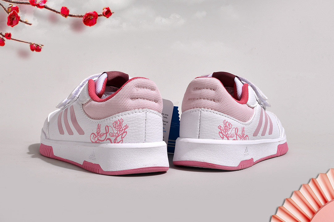 Adidas Velcro Sneakers" white, light pink"