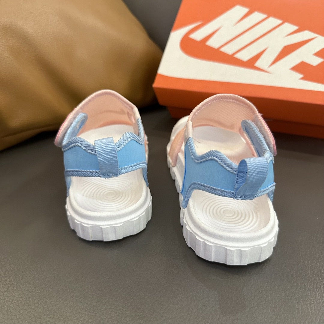 NK cute little closed toe mesh sandals" light pink"