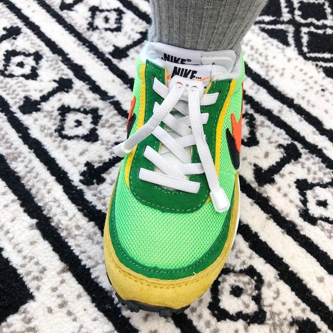 Nike Waffle Casual Jogging Shoes Deconstructed Double Hook