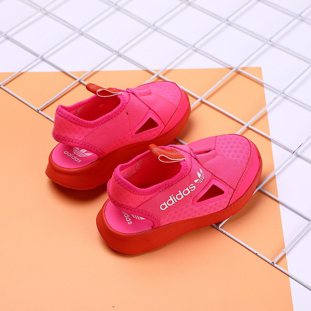 Adidas clover cross hollow sandals" pink"