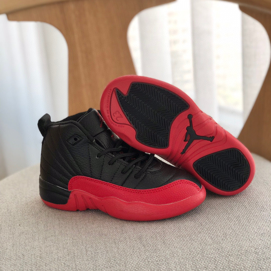 Joe 12 high quality children's shoe" black, red"