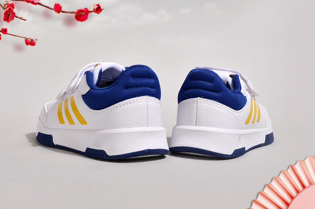 Adidas Velcro Sneakers" white, navy"