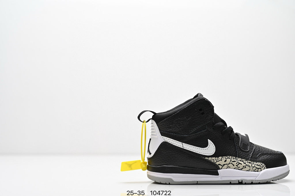 Jordan 312 children's shoes"  black, & white"