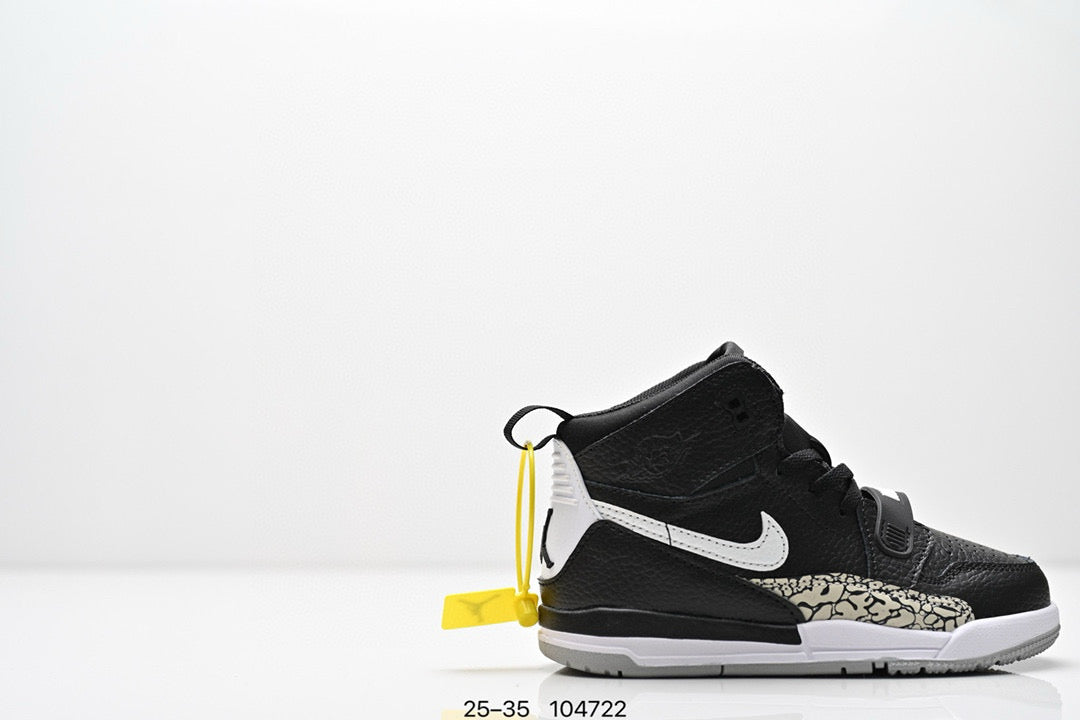 Jordan 312 children's shoes"  black, & white"