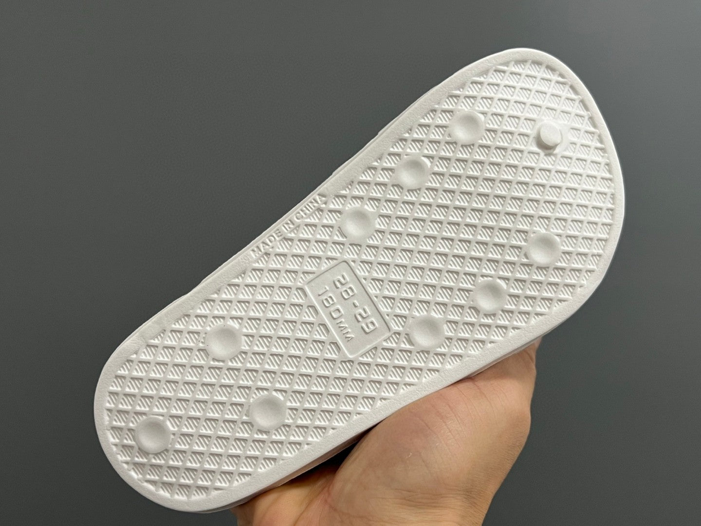 A's new style children's slippers with closed toe cap" white"