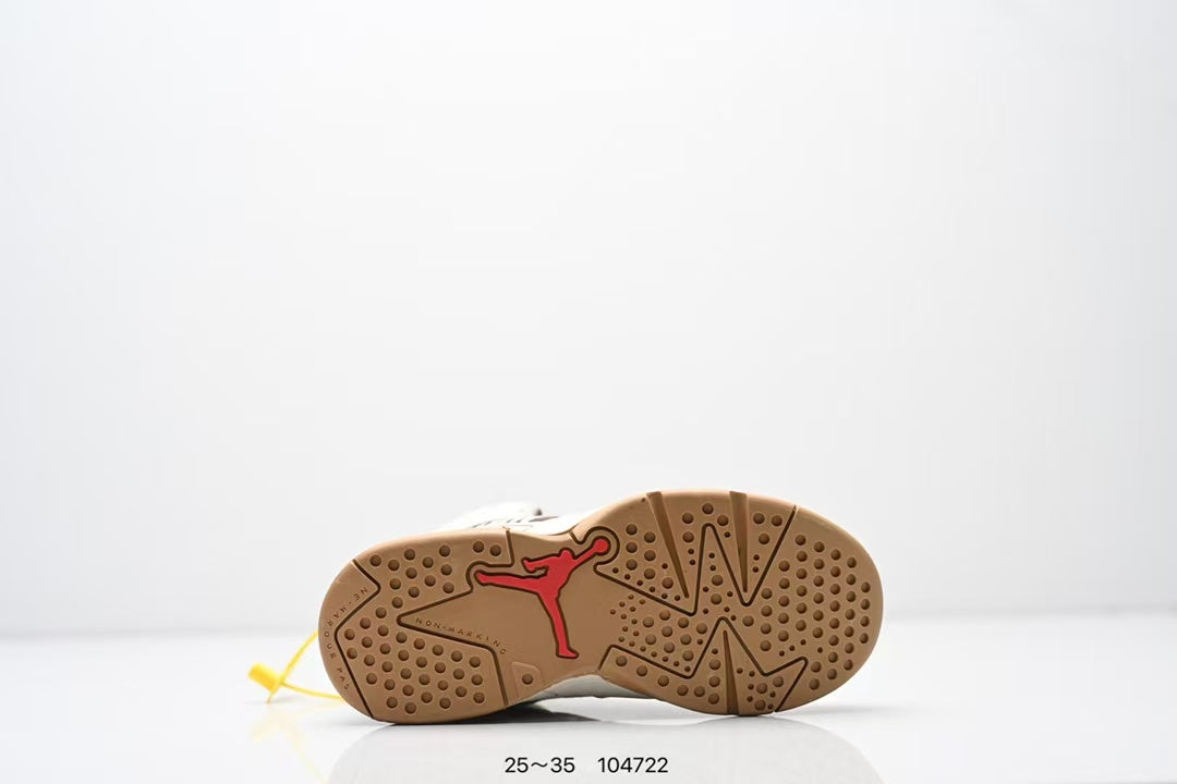 Joe 6 split leather children's shoes "cream, brown"