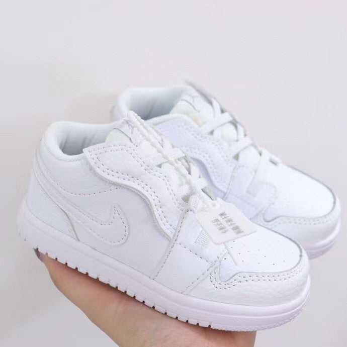 Jordan low top elastic band" white"
