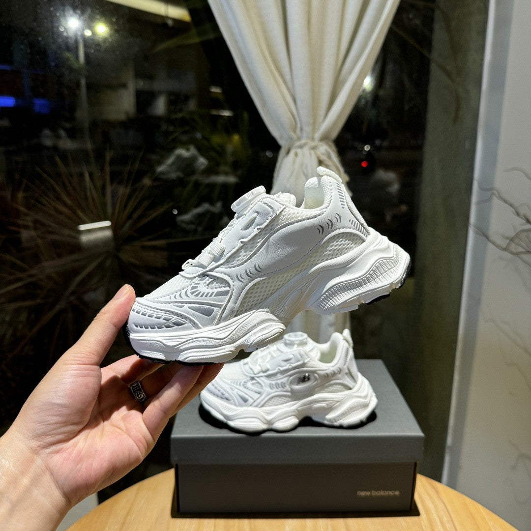 NB New Balance Retro Daddy Style Casual Sports Running Shoes" white"