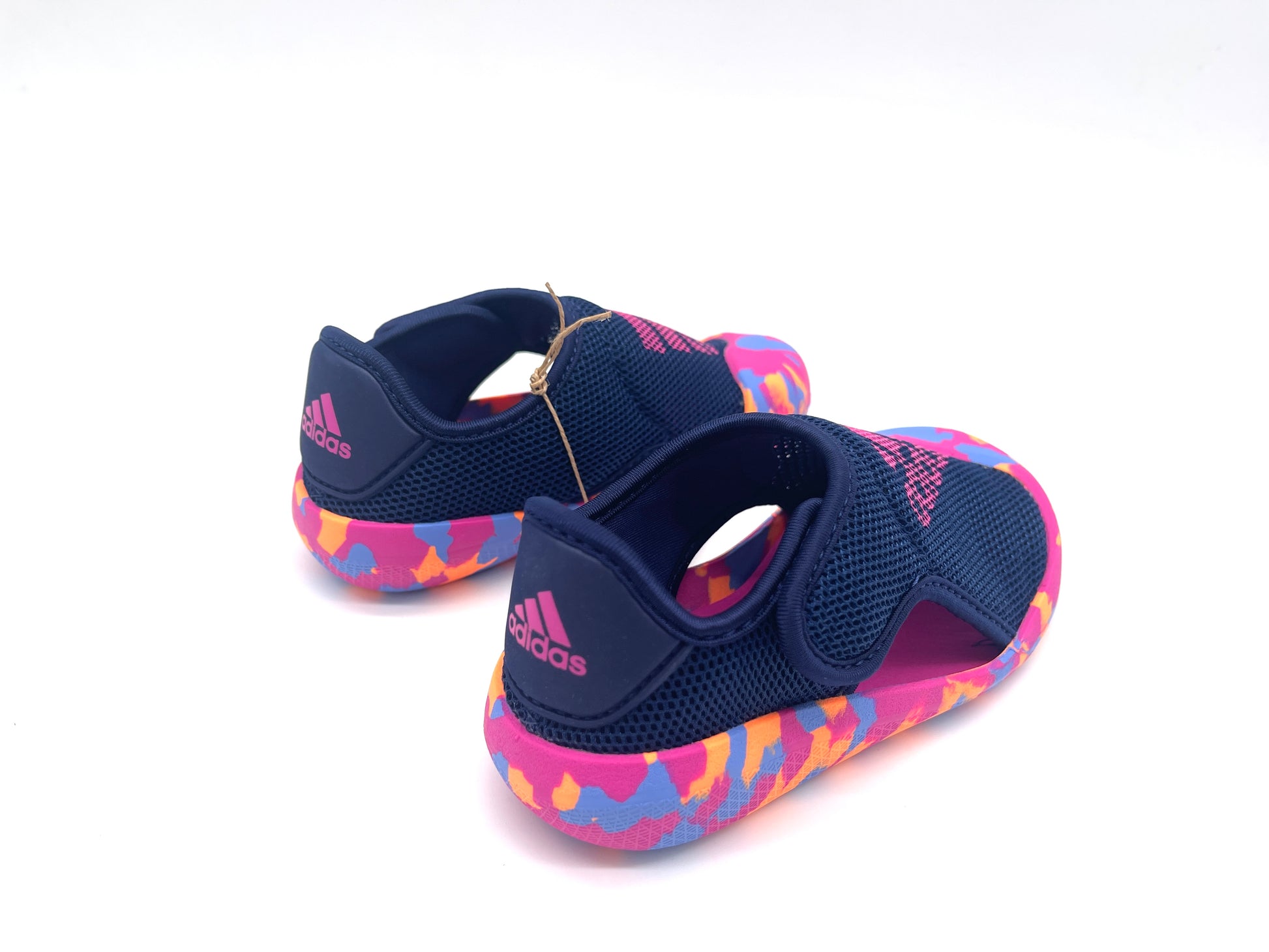 Adidas 3.0 Baotou mesh sandals "navy, pink"