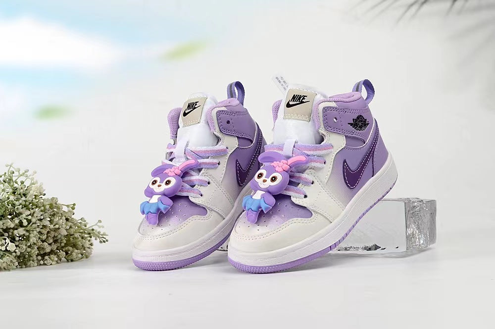 Joe 1AJ1 slip-on shoes for children" white, purple"