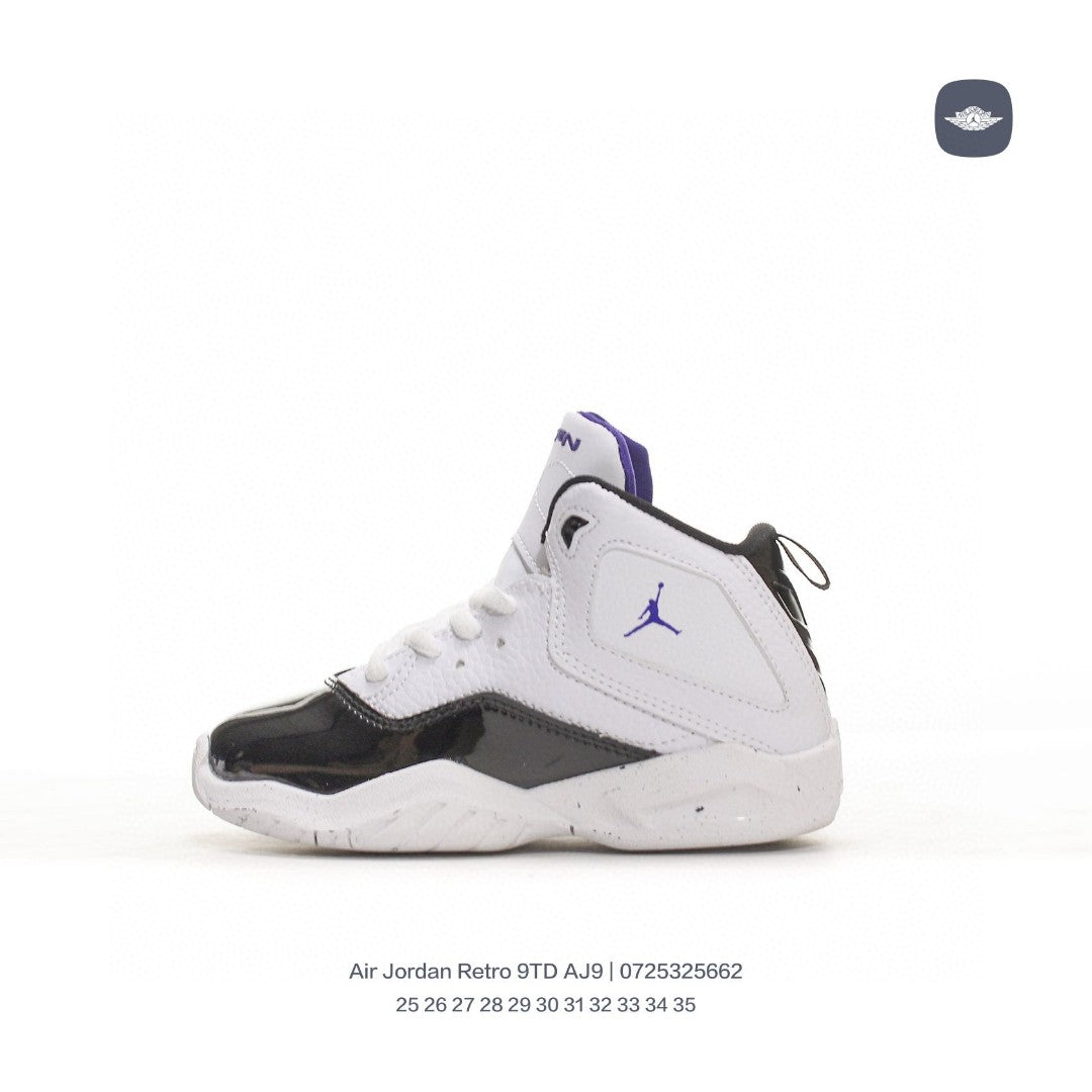 AJ12.5 generation children's retro leisure culture" white, black"