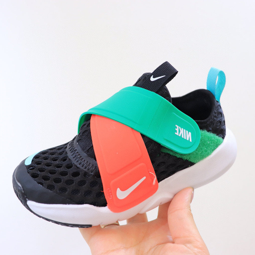 Nike Little UFO Large Mesh Velcro Children's Shoes" black, Orange"