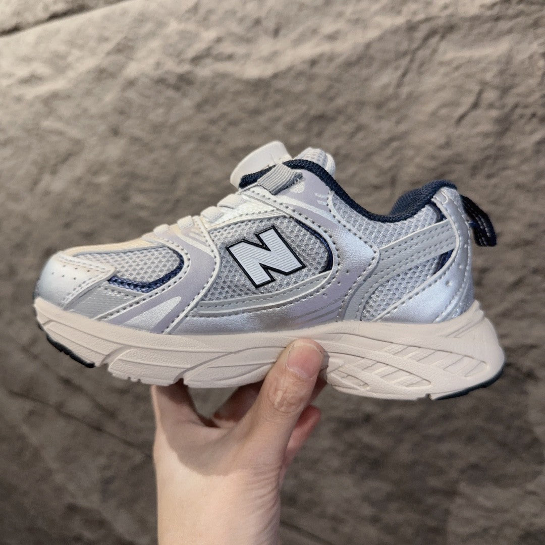 NB530 rotating button children's " silver"