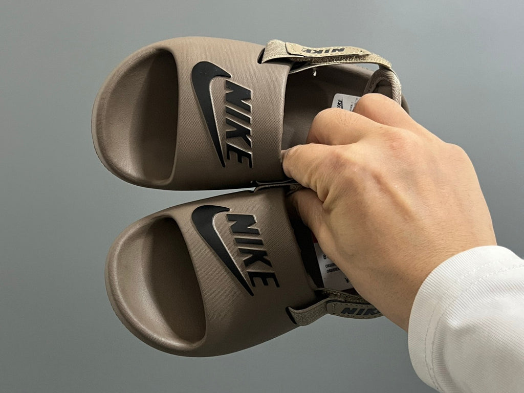 NK new two-way children's sandals" brown"