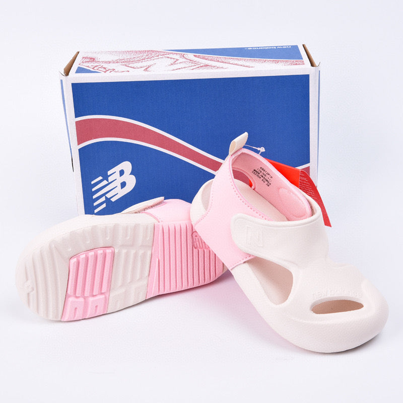 New NB closed toe sandals" pink"