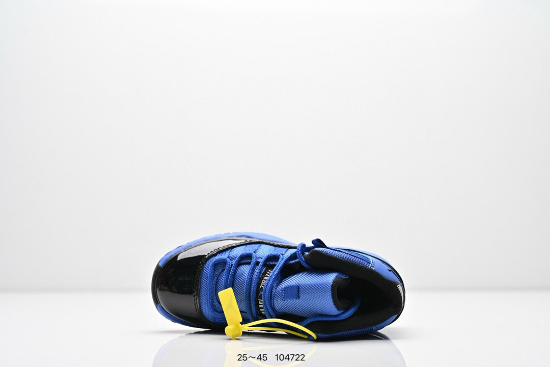 Joe 11 high-top high-quality children's shoes" basketball" blue"