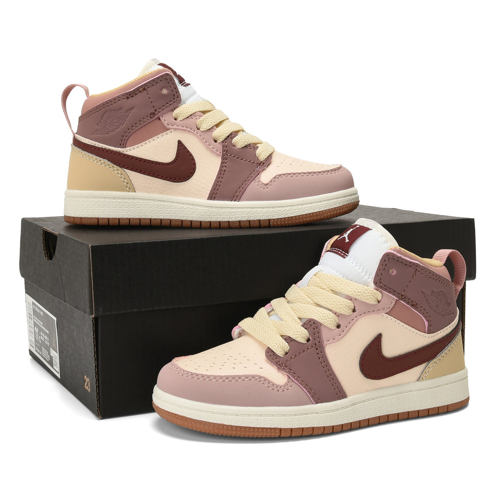 AJ-127" Rose, Brown, Beige, cream"