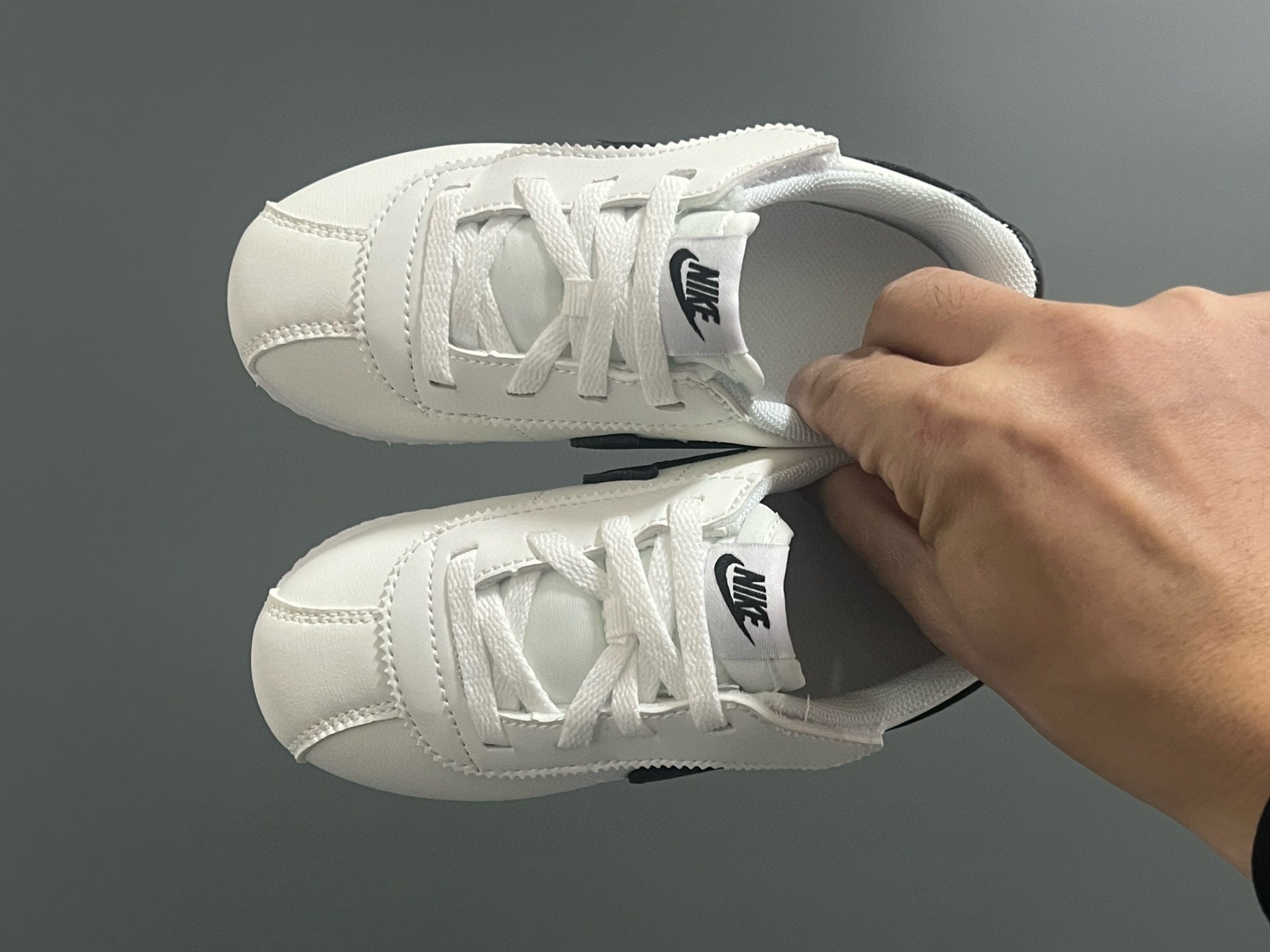 Nike Forrest Gump Classic Velcro Kids Shoes" white"