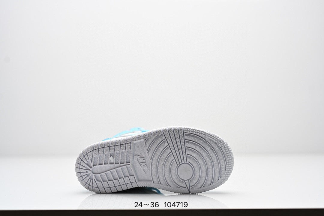 Children's shoes Air Jordan 1/ Basketball" white, blue"