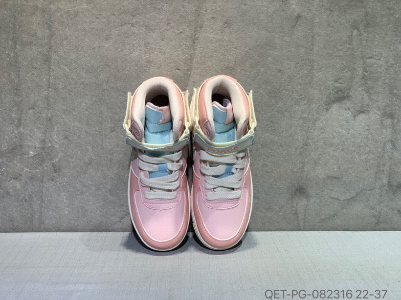 High-top Macaron Air Force" Pink"