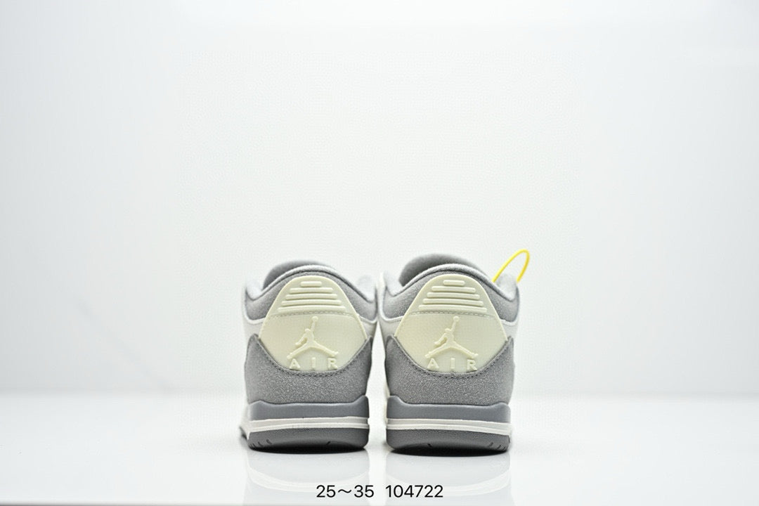 Joe 3" white, gray"