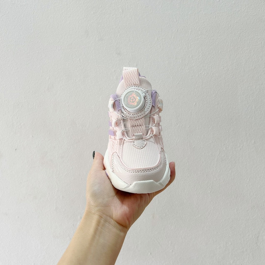 Trefoil rotating button children's shoes " pink"