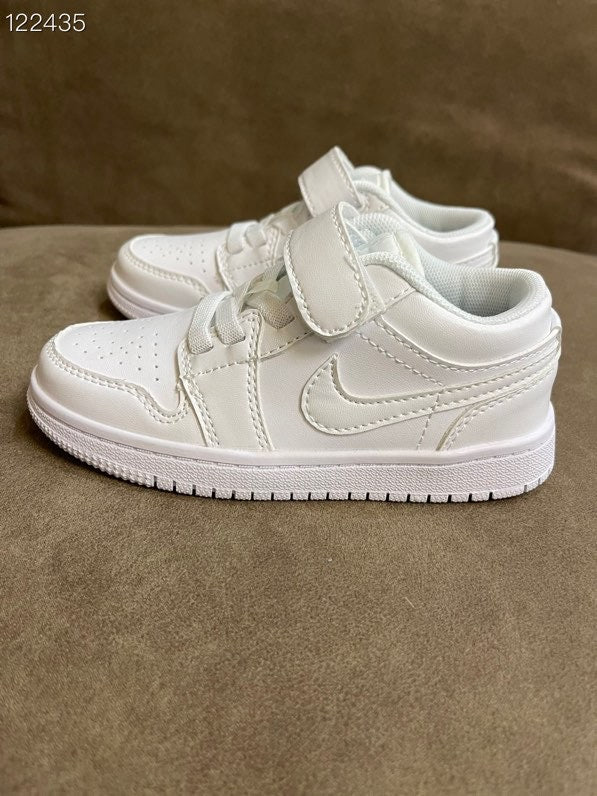 AIR JORDAN 1 low-top Velcro" white"