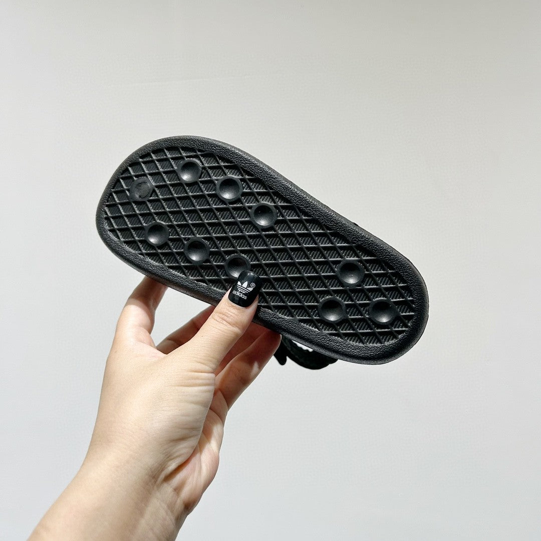 Adidas clover soft thick sole" black"